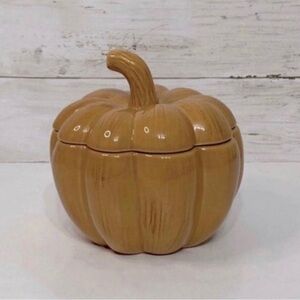Vintage NEW Pumpkin Serving Bowl/Cookie Jar PRICE FIRM
